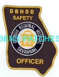GEORGIA,GEORGIA REGIONAL HOSPITAL DBHDD SAFETY OFFICER SAVANNAH 1 STATE SHAPED